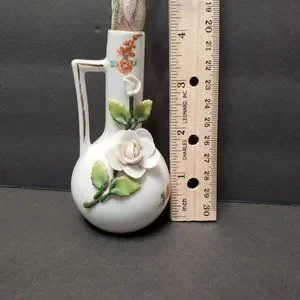 Vintage | Accents | Vintage Porcelain Bud Vase Hand Painted With ...